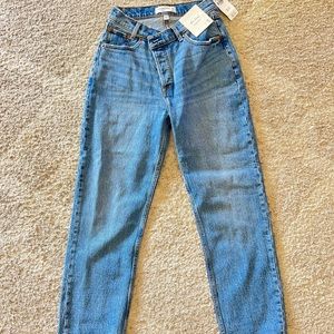 Abercrombie And fitch Curve Love The Dad High Rise Jeans Size 25 Short